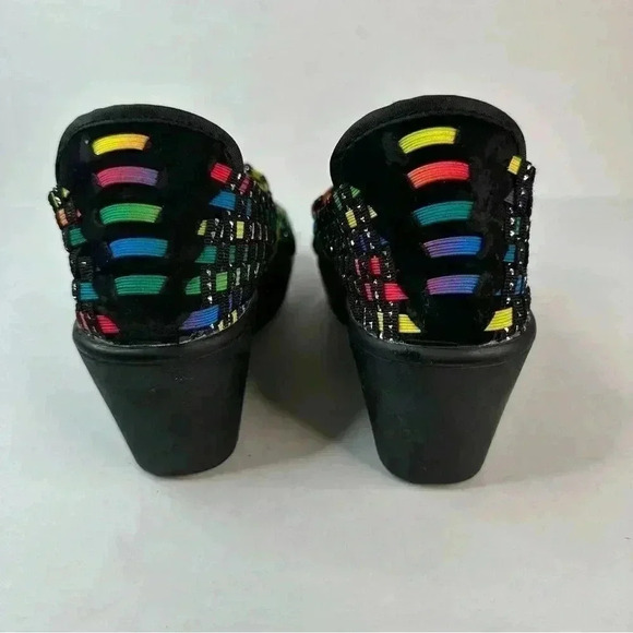 Steven By Steve Madden Braavo
Multicolor Elastic Peep Toe Wedges Size 9 - Picture 9 of 13